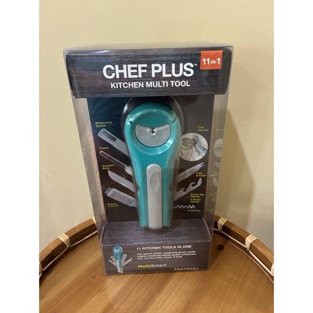 Chef Plus Kitchen Multi Tool 11-in-1: Can Opener, Peeler, Knife and More!
